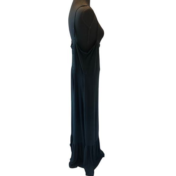 Banana Republic - Smocked Maxi Dress - Black - XL - Picture 7 of 9